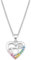 Prinzessin Lillifee Kette mit Anhänger 925 Sterling Silber Mädchen Kinder Halsschmuck, mit Zirkonia synth., 35+3 cm, Multicolor, D, Kommt in Schmuck Geschenk Box, 2027879