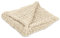 Loberon Plaid Reidous, trendiges Grobstrick-Muster, handgewebt, dekorativ & funktional, Quilt, Tagesdecke, Überwurf, Strickplaid, Wolle, Acryl, Creme
