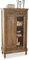 Loberon Schrank Bortoni, Shabby-Chic, mit Antik-Finish, Schöne Kassetten-Verarbeitung, Kleiderschrank, Aufbewahrung, Mangoholz, Messing, braun