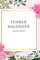 Lehrerkalender 2020/2021: Lehrerplaner von August 2020 bis Juli 2021 mit Blumenrahmen | Kleiner handlicher Terminplaner und Wochenkalendar in A5 | ... | Organizer, Taschenkalender und Schulplaner