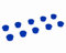 AXMA-PK10-01 - Blue Small Magnets – Kids 10 Pack – School Office Home Fridges and Whiteboards