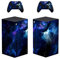 DolDer Skin Sticker/Sticker Skin Shell para consola Xbox Series X y 2 controladores Dual Shock -0380