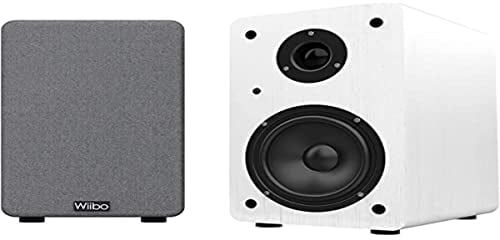 Wiibo Karino 200 White Altavoces HiFi Estanteria 2 Vias Reflex Pareja