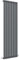 Anthracite Vertical Radiator 1600x472mm Oval Single Panel Column Designer Radiator Central Heating