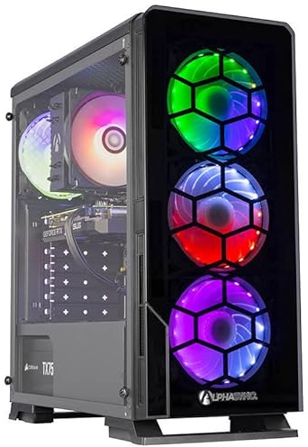AlphaSync Gaming Desktop Intel Core i5 10400F 16GB RAM 1TB HDD 480GB SSD RTX 3060 Windows 10 Home