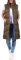 VERO MODA Damen Steppweste VMUppsala 3/4 Waistcoat lange gesteppte Mantelweste 10273950 Capers M