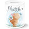 SpecialMe® Kinder Spardose mit Name Tiermotive Bär, Hase, Fuchs personalisierte Geschenke Mädchen Jungen Sparschwein Bär weiß Spardose