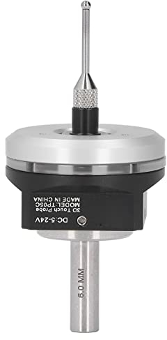 CNC-3D-Kantensucher, XYZ-Achsen-Anti-Roll-Kantensucher, Wasserdichtes 3-Koordinaten-Messsensor-Kit mit 6-mm-Schaft und 6,6-Fuß-Kabel, für Mach3 und für GRBL