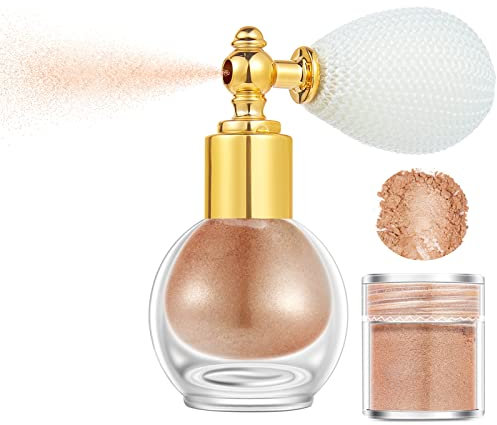 Glitzer-Spray für Haar und Körper, Highlight Powder Spray, Glitzer-Textmarker Spray, Schimmer Sparkle Pulver Make- Up Spray, für Haar Gesicht Körper Festival Party Make Up Dekoration (#2)