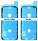 IS-TECK 2er Set Ersatz iPhone 12 Mini Kleber Für Display und Gehäuse Rahmen Dichtung Sticker LCD Wasserdichtung Folie