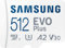 Micro-SD EVO PLUS 512GB Speicherkarte für Samsung GALAXY A14, A34, A54, M04, M14, M54, F04, F14 Smartphones + Digi Wipe Reinigungstuch