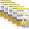 tetesept Vitamin C 1200 + Zink + D3 – Nahrungsergänzungsmittel mit Vitamin C, D3 und Zink zur Unterstützung des Immunsystems, des Zellschutzes und der Knochen – 5 x 30 Vitamin Tabletten