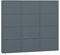 ebuy24 Pisa Schuhschrank mit Klappen/Türen in Metall grau (140x150x16 cm)