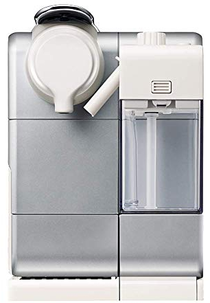 NOALED Máquinas de café domésticas, máquina de café en cápsulas, máquina de café Italiana Completamente automática, Sistema Comercial a Prueba de Goteo para el hogar (Color: Blanco) (Plata)