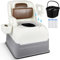 Hybodies Mobile Bedside Commode Chair, Portable Toilet with Detachable Armrests & Inner Bucket, Non-Slip Odorless Potty Chair for The Elderly, Disabled, Pregnant Women, Adults