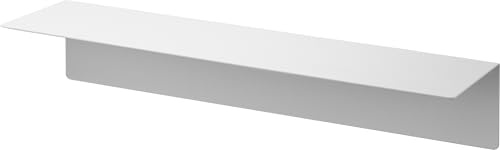 YAMAZAKI 1929 Tower WallMounted Shelf with Magnetic Panel (50 cm), White, Steel/ABS Resin, 50 x 15.7 x 9 cm