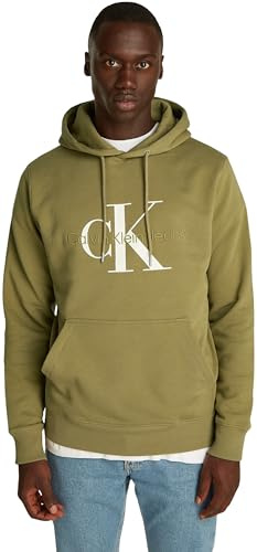 Calvin Klein Herren Hoodie Seasonal Monologo Regular mit Kapuze