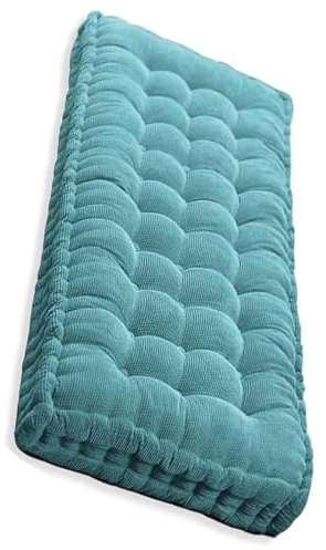 Sitzkissen Bank Outdoor, Bankauflagen mit Bezug, Bankkissen Waschbare, Rutschfestes Sitzpolster Outdoor, Sitzauflage Bank Viele Farben und Größen Zur Auswahl(Color:Blue,Size:50x50cm)