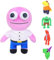 Benolls Smiling Friends Plüsch,7.8 The Smiling Critters Plush Doll,Geburtstags oder Feriengeschenke für Kinder（PIM）
