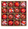 SULOLI 16 Pezzi Palline di Natale,Accessori Decorazioni Albero di Natale,Addobbi Palline per Albero di Natale (Bianco-Oro-Rosso)