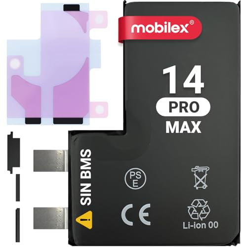 MOBILEX® Battery without BMS for iPhone 14 Pro | 3200mAh - Original Capacity | Internal Cell Replacement | OEM | Without Flex Cable