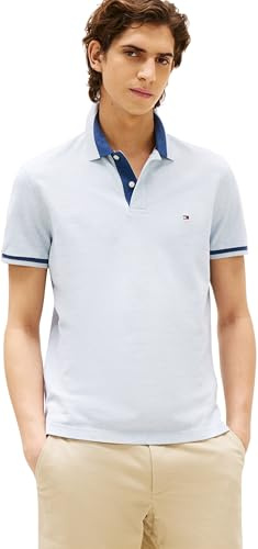 Tommy Hilfiger Polo Manches Courtes Homme Contrast Collar Block Regular Fit