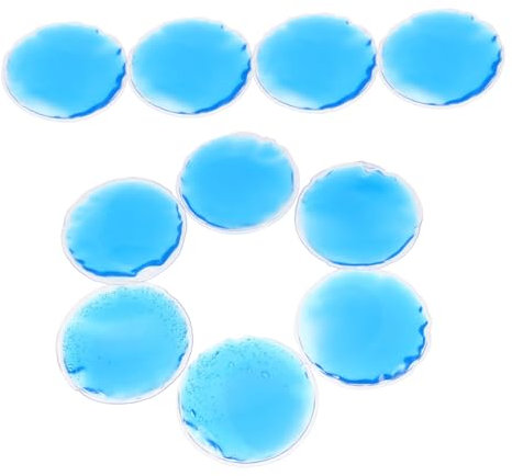 IWOWHERO Kühlende Runde Pvc Augenpads 7cm Wiederverwendbare Kalt Und Warmkompresse Zur Linderung Von Augenmüdigkeit Vielseitige Eisaugenmasken Für Wohlbefinden Und Pflege