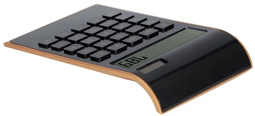 10-stelliger Taschenrechner, Tragbarer Taschenrechner, Computer-Tasten-Design, Dual-Power, Solarenergie, Kompakte Größe, LCD-Display, für Büro, Zuhause, Unternehmen, Geneigtes