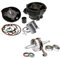 KIT GRUPPO TERMICO CILINDRO DR 75cc + ALBERO MOTORE TOP PERFORMANCES CON CUSCINETTI PARAOLI PER MINARELLI AM6 KT00114+IM07062 HM CRE BAJA DERAPAGE APRILIA RS RX TUONO DT B E T A RR