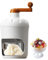 Fabricante de hielo afeitado, máquina de cono de nieve con hielo afeitado - Máquina manual de fabricante de hielo trituradora de nieve cono nieve - Hand Crank Portable Acero inoxidable Snowcone Maker