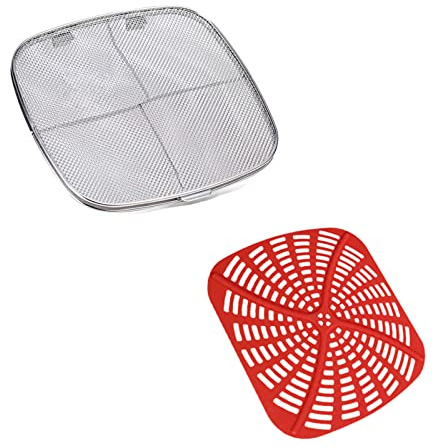 Reusable Air Fryer Pad Silicone Mat Splatter Shield Non-Stick Baking Liner Bakeware Cooking Mat Ninja 300 Series