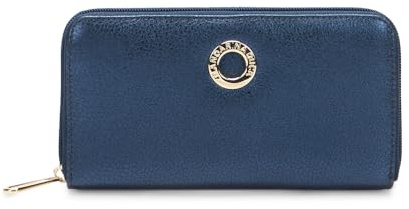 Mandarina Duck Mellow Metal Wallet, Reiseaccessoires für Damen, Einheitsgröße, Blue Indigo, Einheitsgröße