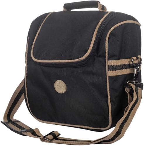 HKM Joules Putztasche, Schwarz/Beige, One Size