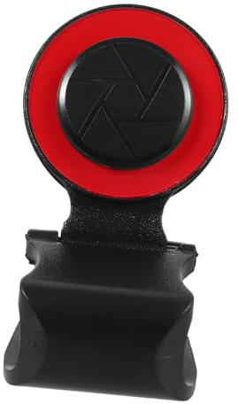 HONMEET Controlador Móvil para Gatillos Ajustables y Joystick Ergonómico Clip Resistente y Diseño Transparente Rojo Accesorios para Teléfono y Tablet Precisión y Agarre Mejorados