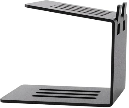 WJnflQN Desk Speaker Stands,Non-slip Heavy-Duty Storage | Bookshelf Speaker Shelf Desk Riser | for Table Bookshelf Home Studio Living Room Bedroom Study Dorm