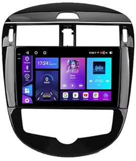 Radio Navigator Satellite Navigator für Nissan Pulsar 6 NB17 2014-2018 mit Bluetooth Fm Radio, Mirror Link, USB, Aux, Bluetooth Unterstützt Tpms Lenkradsteuerung, 4 Kern 1G+16G