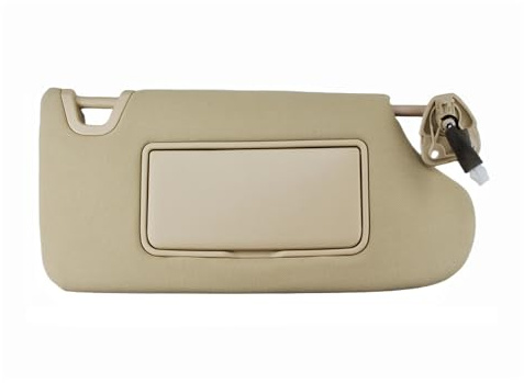 Sonnenblende 964013TA2A Ersatz für Nissan für Altima 2013–2018 96401–3TA2A Schild Sonnenschutz mit LED-Lampe links Auto-Sonnenblende innen (beige links und rechts) (beige rechts)