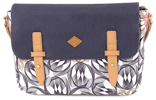 Oilily Damen M Shoulder Bag OES7186 Umhängetasche, Grau (Charcoal 915)