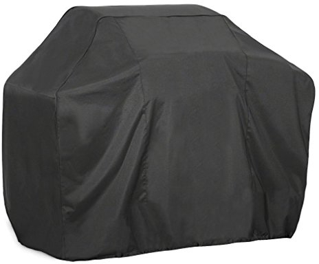 Impermeabile del Copertura per BBQ Barbecue Cover 170cm Protettivo Copertura di Protezione Barbeque Gas Grill Esterni Casa Giardino Anti Polvere per Griglia Custodia ELR Extra Grande XL Nero