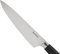 Le Creuset Couteau Chef, Lame Lisse 20 cm en Inox 18/8, Manche en Plastique, Inoxydable, Noir Mat, /Argenté,98000320000300