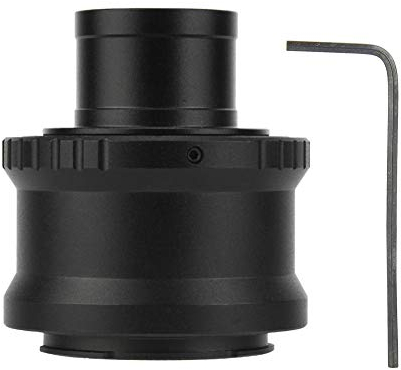 Bewinner Len Converter, T2-NEX Adapterring für 1,25 Zoll Teleskophalterung aus Metall, passend für NEX-E-Kamera, aus hochwertigem Metall, hochfest und verformungsfrei