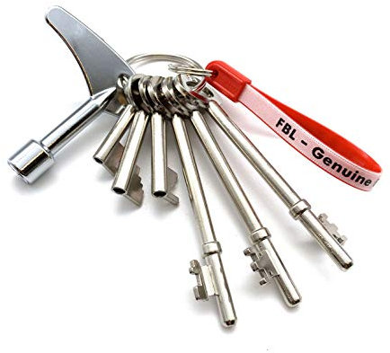 Generic Fire Brigade Key Cabinet, 7 Pieces, 2 Levels, Utility Room