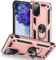 Yiakeng Samsung S20 FE Case, S20 FE Case, Silicone Shockproof Defense Bumper Armor Case Cover for Samsung S20 FE 5G (Rose Gold)