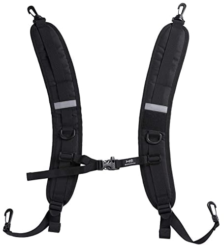 BASSDASH Ersatz-Rucksack-Gurte, verstellbar, gepolsterte Schultergurte für Rucksack, Dry Bag