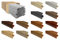LEMAL Sockelleisten Sparpaket, PVC 65x23mm - Fußleisten mit Kabelkanal - (40 Meter 8643 Holzoptik Erle dunkel) Laminat Abschluss Bodenbelag