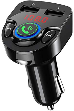 Lecteur MP3 de Voiture, Qiilu Joueur, Lecteur MP3 de Voiture, G32 12-24V Bluetooth Mains Libres Carte mémoire Lecteur MP3 A2DP Accessoire de Voiture(Noir)