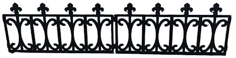 Indoor Outdoor Garden Picket Fence Panels Victorian Tudor Edwardian Geometric Outdoor Fencing (Tudor)