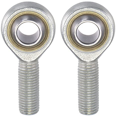 sourcing map 2Stk SA16TK POSA16 Gleitlager 16mm Geschmierten Kugelgelenken M16x2.0 Linke