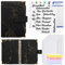 KONVINIT A6 Budget Binder Set,Ringbuch Budget Planner mit Geldumschläge und Budgetbogen,Budget Organizer für Geld,Geld Sparen Mappe für Anfänger,schwarz