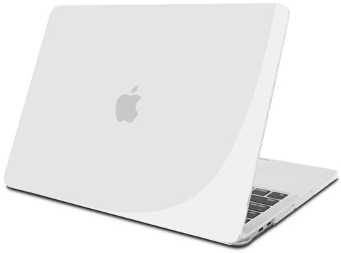 NJIAONE Hülle Kompatibel mit MacBook Pro 13 2016-2022 (Modell: M2 M1 A2338/ A2289/ A2251/ A2159/ A1989/ A1706/ A1708), Hart Schalen Schutzhülle Case Kunststoff - Transparent
